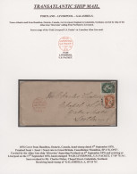 Canada: 1870, 2 C., 3 C. Tied "Hamilton SP 4 76" To Envelope To Galashiels, Scot - Cartas & Documentos