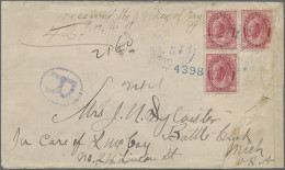 Canada: 1898, Dawson, Yukon Territory, Gold Rush/Winter Mail, Registered Cover B - Brieven En Documenten