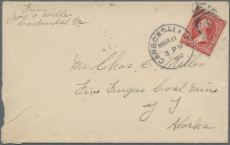 Canada: 1902, Five Fingers Coal Mine, Yukon Territory, Two Incoming Covers From - Covers & Documents