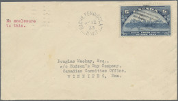 Canada: 1933, BACHE PENINSULA N.W.T., Canadian Arctic, Cover Bearing UPU Congres - Cartas & Documentos