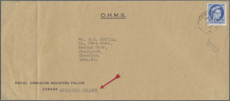 Canada: 1960, Herschel Island, Official RCMP Cover With Enclosed Letter Dated 28 - Brieven En Documenten