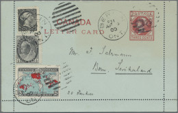 Canada - Postal Stationery: 1899 Postal Stationery Letter Card 2c. On 3c. Used F - 1903-1954 De Koningen