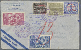 Guatemala: 1934, COMMERCIAL CATAPULT MAIL: Airmail Cover From Guatemala (8.9.) C - Guatemala