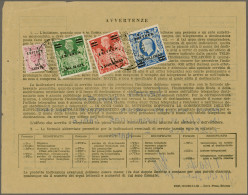 Italian Eritrea: 1951, British Administration, Entire Telegram Bearing 1950 Over - Erythrée