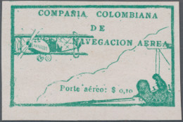 Columbia -  Compania Colombiana De Navegacion Aérea: 1920, CCNA 2nd Issue 10 C. - Kolumbien