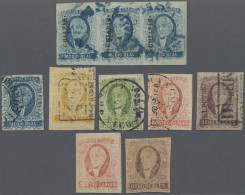 Mexico: 1856 First Issue: Complete Set Of Five From ½r. To 8r. Used, All With Di - México