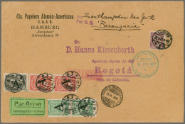 SCADTA: 1927, Commercial Cover With Franking Germany 10pfg. Violet And Scadta "A - Aviones