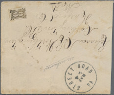 United States Of America: 1853/67, USA, Local Stamps. Westtown (Pa) + USA # 9. A - Sellos Locales