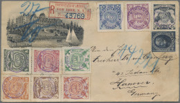 United States Of America - Specialities: 1895 "CLIPPERTON ISLAND": COMPLETE Set - Andere & Zonder Classificatie