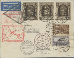 DO-X - Air Mail: 1930 (13.11), Bedarfsbrief Zum DO-X-Flug Lissabon-Nordamerika N - Poste Aérienne & Zeppelin