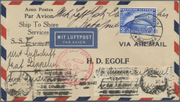 Zeppelin Mail - Germany: 1930, Südamerikafahrt, 2 RM Südamerikafahrt Als EF Auf - Poste Aérienne & Zeppelin