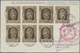 Zeppelin Mail - Germany: 1930 (12.5.), Weltrundfahrt, Sehr Seltener Brief Friedr - Correo Aéreo & Zeppelin