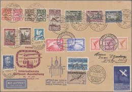 Zeppelin Mail - Germany: 1932, LUPOSTA-Fahrt, Großformatiger Umschlag Mit Vorder - Correo Aéreo & Zeppelin