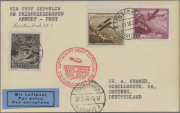 Zeppelin Mail - Europe: 1930, LIECHTENSTEIN, Vogtlandfahrt Ab Triesenberg Auf Ka - Europe (Other)