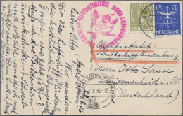 Zeppelin Mail - Europe: 1936, Olympia Flight, Dutch Mail, Ppc From "APELDOORN 30 - Europe (Other)