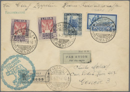 Zeppelin Mail - Overseas: 1933, ITALIENFAHRT, Tripolitanische Post, Ab Tripoli A - Zeppelines