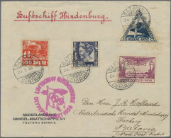 Zeppelin Mail - Overseas: 1936, Olympic Games Trip, Dutch Indies Mail, Cover Fro - Zeppelines