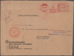 Desaster Mail: 1934, Transatlantic Airmail Crash Cover 1934. German Lufthansa Se - Other & Unclassified