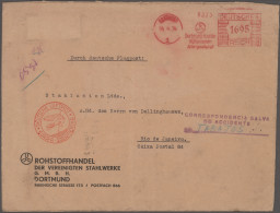 Desaster Mail: 1934, Transatlantic Airmail Crash Cover 1934. German Lufthansa Se - Otros & Sin Clasificación