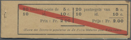 Belgium: 1914, Booklet 2fr. Complete, Some Toning At Upper Right. - Sin Clasificación