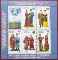 Tajikistan  2023  5th Consultative Meeting Of The Head Of The Central Asian States, Costumes  S/S  MNH - Costumes