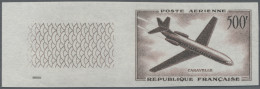 France: 1957, 500 Fr Air Mail Issue, Imperforate, Mint Never Hinged MNH - Nuevos