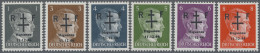 France - Locals: HAGENAU: 1944, "R F / Haguenau / 11-12-44", Overprints On 1pfg. - Andere & Zonder Classificatie