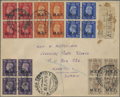 British Military Post  In WWII: 1942, MIDDLE EAST FORCES, 1d And 2½ D NAIROBI Ov - Sonstige