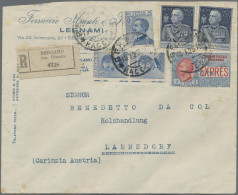 Italy: 1924/1933, 3 Three Express Covers Addressed For Austria Or Germany, Each - Marcophilia