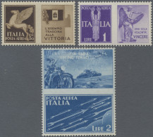 Italy: 1942, "Imperiale Air Mails" With Propaganda Appendix, Prepared But Not Is - Mint/hinged