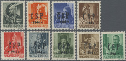 Carpathian Ukraine: 1944 Set Of 28 Mint Stamps, From 1f. To 5p., Never Hinged Mo - Ukraine