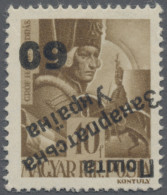 Carpathian Ukraine: 1945, 60 On 10 F, INVERTED OVERPRINT, MNH. Just 15 Copies Re - Ukraine