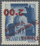 Carpathian Ukraine: 1945, 2.00 On 50 F Blue, INVERTED OVERPRINT, MNH. Just 10 Co - Ukraine