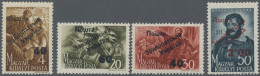 Carpathian Ukraine: 1945, Kossuth Commemoratives, 40 On 4f Mnh, 60 On 20 F Mnh, - Ukraine