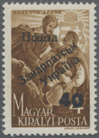 Carpathian Ukraine: 1945, 40 On 4 F Brown, Type IIIa, MNH. Just 18 Copies Of Thi - Oekraïne