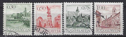 Yugoslavia 1971  Sehenswurdigkeiten (o) Mi.1427-1430 - Oblitérés