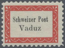 Liechtenstein - Botenpost Vaduz-Sevelen: 1918, (10 H) Botenpost-Etikette "Schwei - Autres