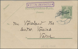 Liechtenstein - Stempel: 1908, Postablage-K1 *MAUREN,LIECHTENSTEIN* Klar Und Sau - Franking Machines (EMA)