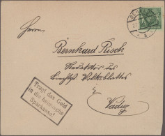 Liechtenstein - Stempel: 1921/1925, 3 Verschiedene Bedarfsbelege Mit K 3 Nebenst - Frankeermachines (EMA)