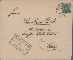 Liechtenstein - Stempel: 1921/1925, 3 Verschiedene Bedarfsbelege Mit K 3 Nebenst - Franking Machines (EMA)