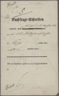 Österreich - Vorphilatelie: 1850, Barfrankiertes Nachfrageschreiben Der Briefpos - ...-1850 Vorphilatelie