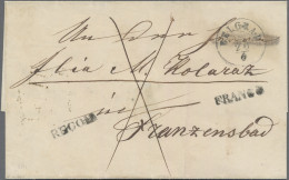 Österreich - Vorphilatelie: 1854/1860 Ca., Klarer L2 BELGRAD, 21.APR (1854) Auf - ...-1850 Prephilately