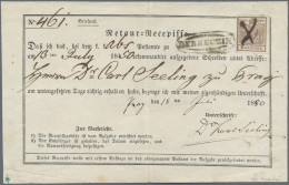 Österreich: 1850, 6 Kr. Braun, Handpapier, Type Ia, Frisch Bzw. Breitrandig, Vor - Cartas & Documentos