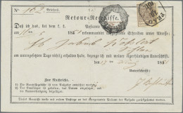 Österreich: 1850, 6 Kr. Braun, Handpapier, Type Ia, Frisch Bzw. Breitrandig Mit - Storia Postale