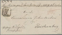 Österreich: 1850, 6 Kr. Braun, Handpapier, Type III, Zwei Exemplare In Verschied - Cartas & Documentos
