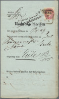 Österreich: 1863/64, 5 Kr. Rosa, Als Einzelfrankatur Auf Nachfrageschreiben Vom - Briefe U. Dokumente