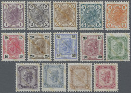 Österreich: 1904, Freimarken, Gez. 13 : 13½, Kpl., Postfrischer Prachtsatz, Foto - Unused Stamps