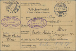 Österreich - Portomarken: 1908, 25 H., Rückseitig Geklebt Als Einzelfrankatur Au - Strafport