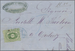 Österreich - Donau-Dampfschifffahrtsgesellschaft: 1875, 10kr. Green, Type I (sli - Andere