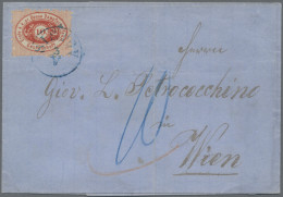 Österreich - Donau-Dampfschifffahrtsgesellschaft: 1870, 10 Kr. Rot, üblich Gezäh - Autres